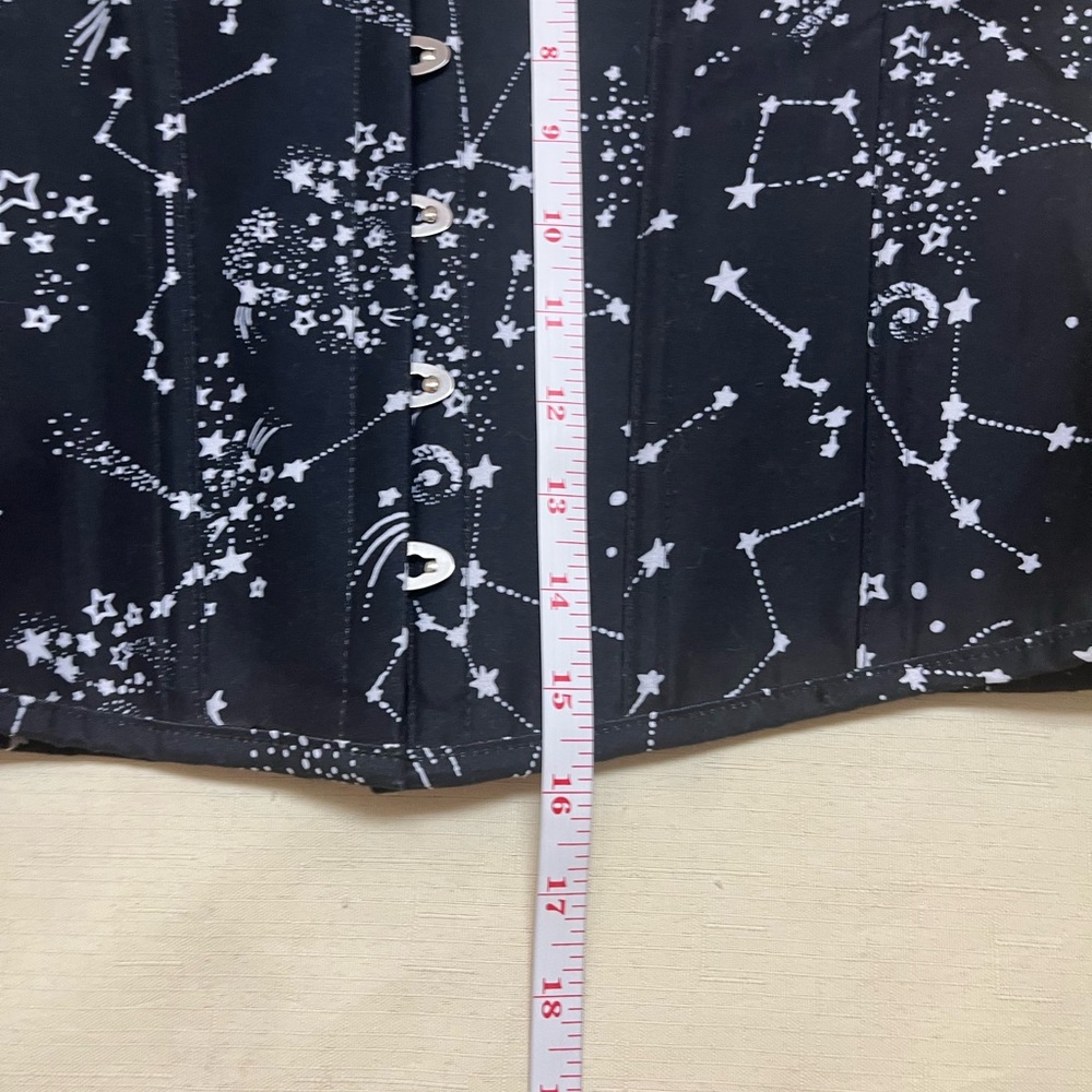 Corset Story size 14 (UK18) cotton astronomy corset top - Picture 4 of 16